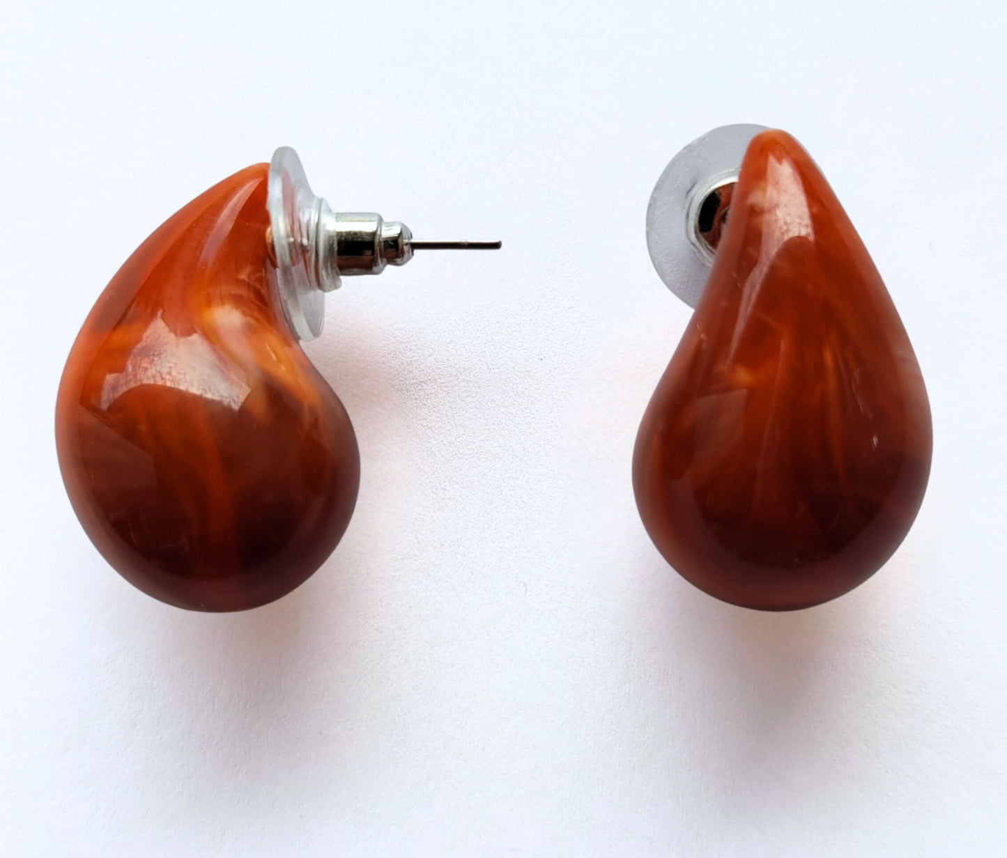 Acryl Drop Mini - Colorful Marbled Acrylic Earrings - Soul PipaEarrings