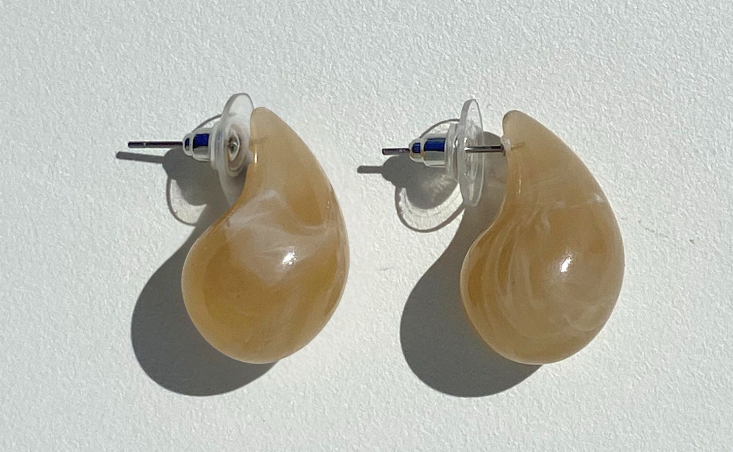 Acryl Drop Mini - Colorful Marbled Acrylic Earrings - Soul PipaEarrings