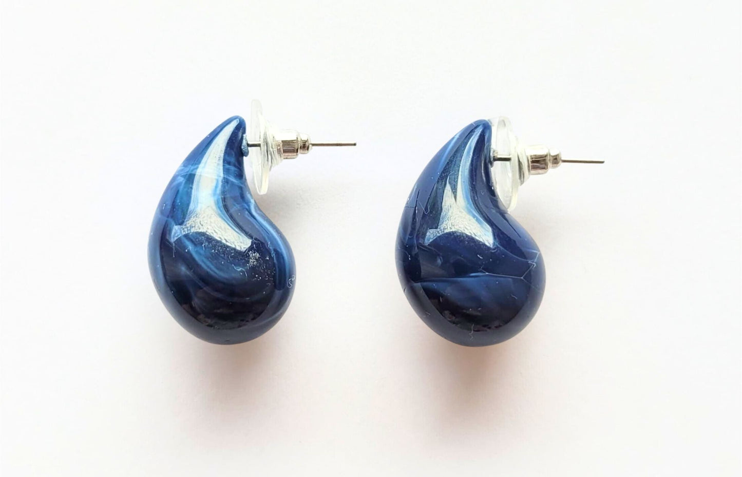 Acryl Drop Mini - Colorful Marbled Acrylic Earrings - Soul PipaEarrings