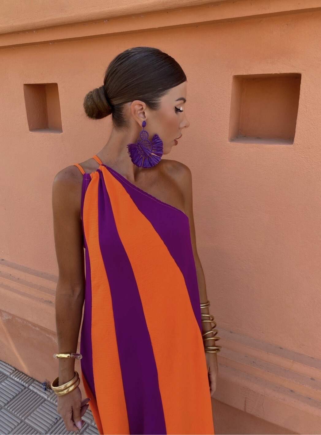 Dress Unleash Yourself (Fuchsia and Orange) - Soul PipaDresses