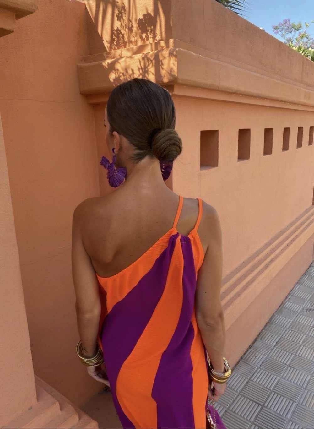 Dress Unleash Yourself (Fuchsia and Orange) - Soul PipaDresses