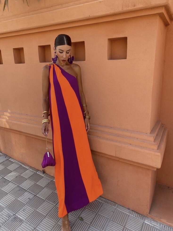 Dress Unleash Yourself (Fuchsia and Orange) - Soul PipaDresses