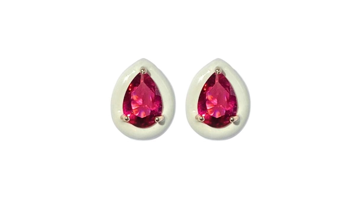 Drop Stone – Delicate Crystal Earrings - Soul PipaEarrings