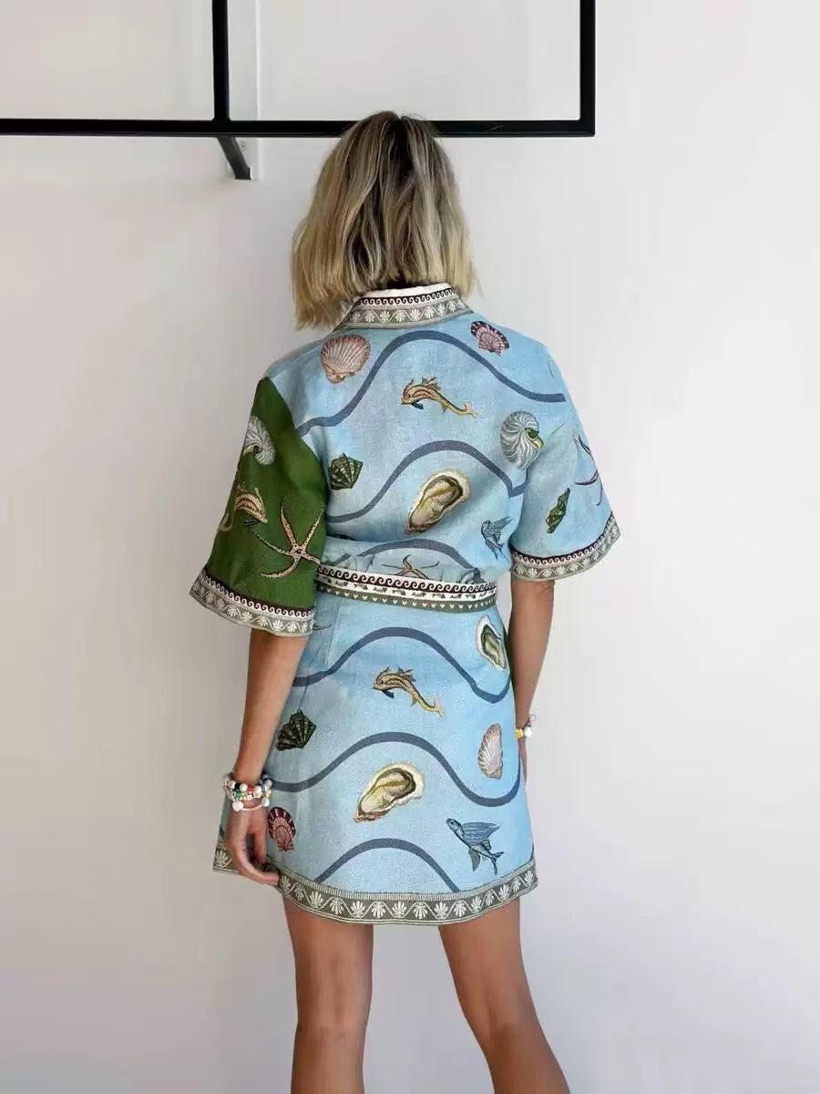 Mini Dress "Marine" - Soul Pipa Dresses