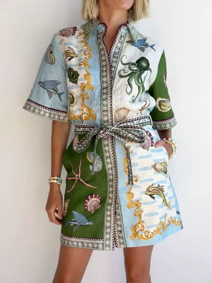 Mini Dress "Marine" - Soul PipaDresses
