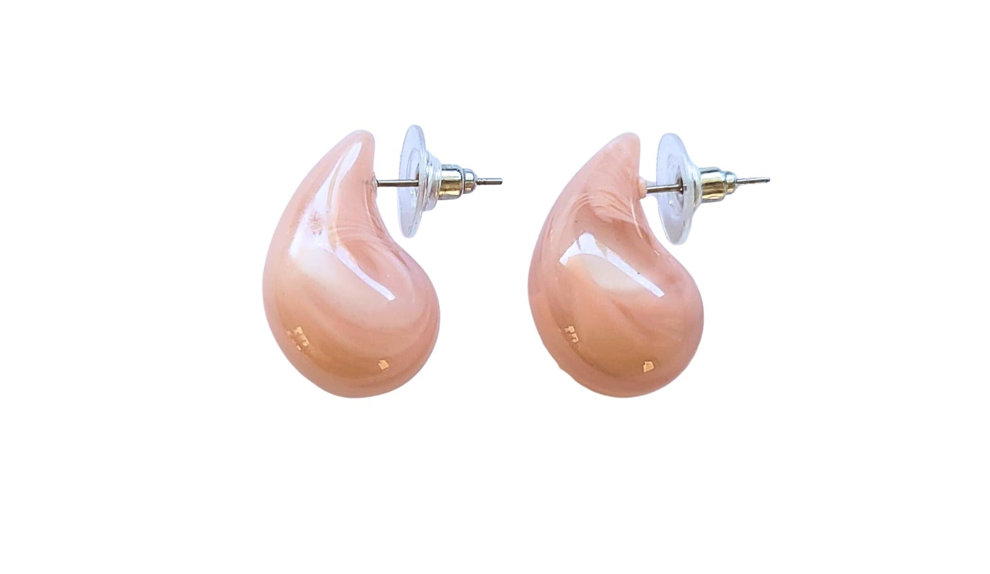 Acryl Drop Mini - Colorful Marbled Acrylic Earrings - Soul PipaEarrings