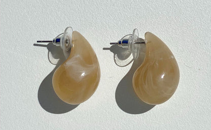 Acryl Drop Mini - Colorful Marbled Acrylic Earrings - Soul PipaEarrings