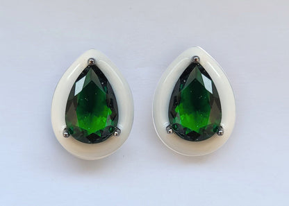 Drop Stone – Delicate Crystal Earrings - Soul PipaEarrings