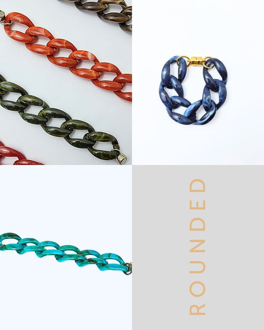 Rounded - Colorful Acrylic Bracelets - Soul PipaBracelet