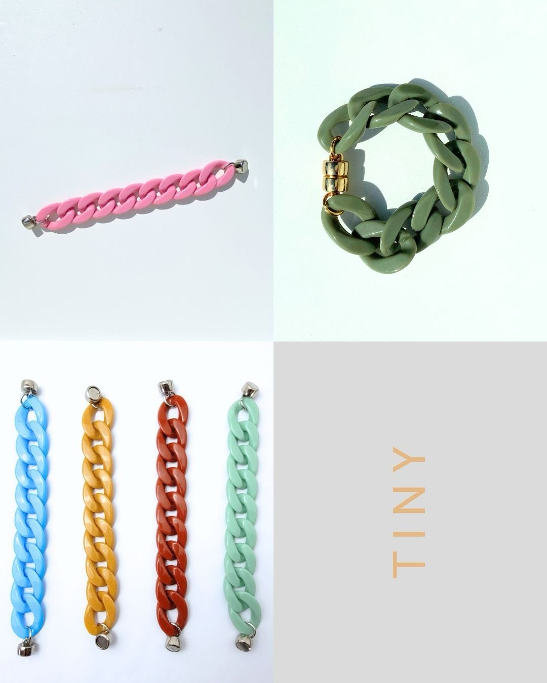 Tiny - Vibrant Acrylic Bracelets - Soul PipaBracelet