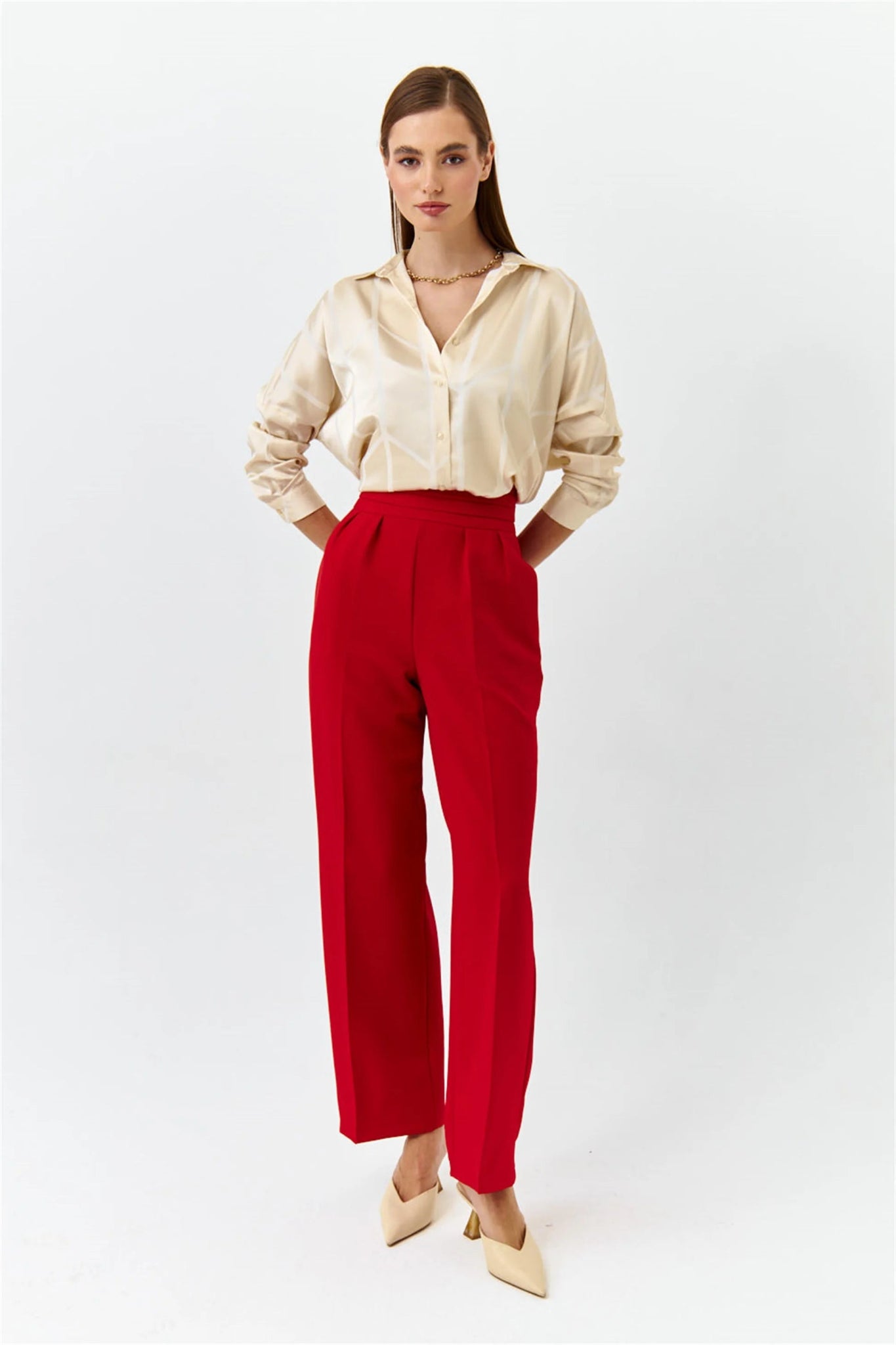 Trousers Nisia Red - Soul PipaTrousers